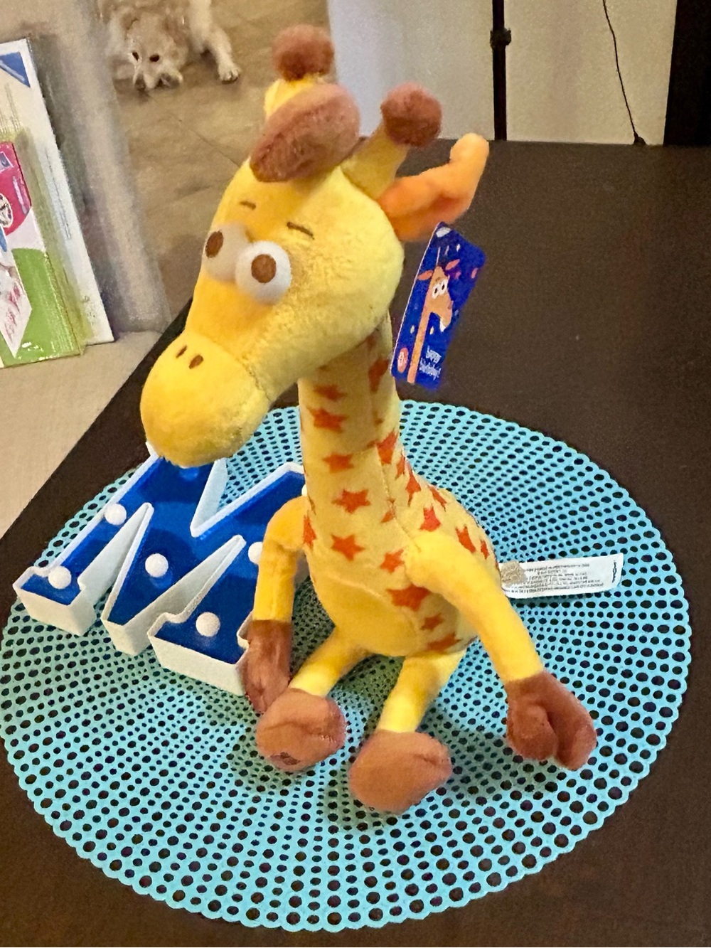 Toys R Us Geoffrey 17" Giraffe Plush Stuffed Animal Toy 2015 Mascot *Retired
